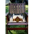 thumbnail image 4 of Toland Home Garden Set of 2 Snowy Cabin Winter Pillow Covers 12x18 Inch Snowflake Throw Pillows, 4 of 4