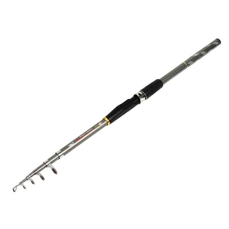 8.86Ft 6 Sections Telescopic Plastic Round Handle Fishing Pole (Best All Round Fishing Pole)