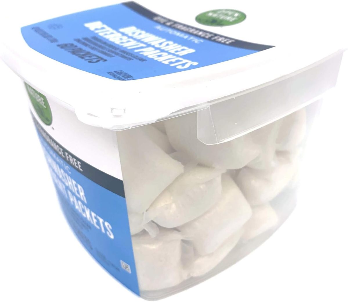 Earth Friendly Dishwasher Detergent Packets, Biodegradable, Dye & Fragrance Free (60 Packets)