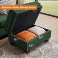 thumbnail image 6 of Soscana Oversized Sectional Sofa with Storage Ottoman,4 Seat L Shaped Couch with Coffee Table,Modern Living Room Seating Furniture for Living Room,Apartment,Office, 6 of 8
