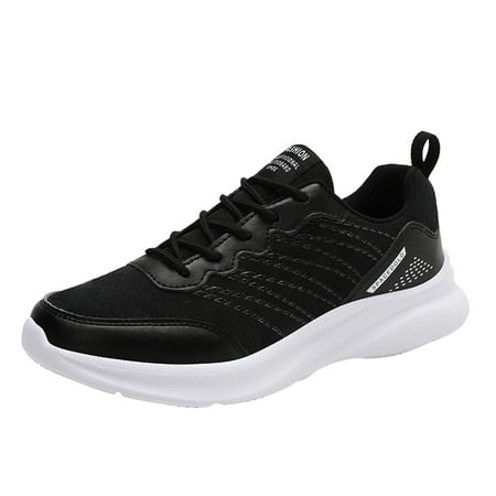 

Women s Running Shoes Womens Shoes Large Size Casual Shoes Women s Flying Wedge Wedge Front Lace Up Mesh Breathable Sport Shoes sneakers for Women Mesh Black
