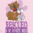 thumbnail image 2 of CafePress - Rescued Is My Favorite Breed Infant Bodysuit - Baby Light Bodysuit, Size Newborn - 24 Months, 2 of 4