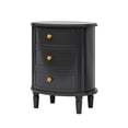 thumbnail image 2 of Resenkos Nightstand Small Side Table,Functional Retro Brown Side Table, Sturdy & Elegant, Ideal for Small Spaces & Kids' Rooms, Black, 2 of 6