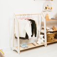 thumbnail image 3 of Wooden Clothing Rack White, 3 of 4