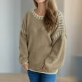 thumbnail image 2 of Winter Clothing for Women Sweatshirt With Pockets No Hood Oversized Sweatshirt Cardigan Long Sleeve Fall Dresses 2025, 2 of 6