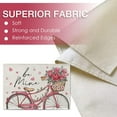 thumbnail image 2 of Valentine''s Day Pink Bike Placemats Set of 4, Be Mine Bicycle Rose Love Hearts Holiday Dining Table Place Mats, Anniversary Wedding Kitchen Decor Home Decoration 12 x 18 Inch, 2 of 5