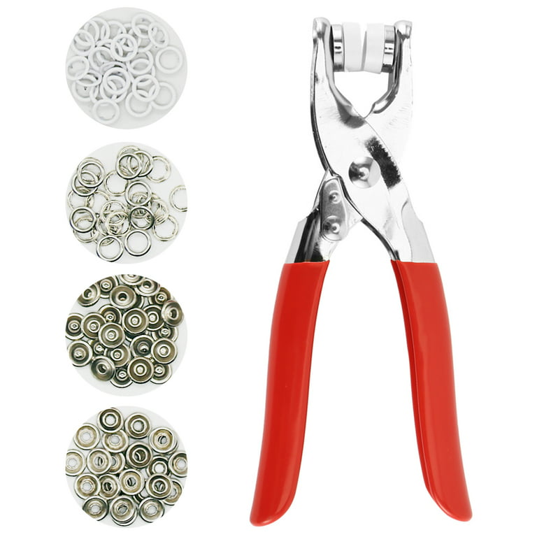 Metal Press Studs Snap Button Fastener With Plier Tool Kit Clothing DIY