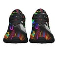 thumbnail image 5 of Autism Acceptance Heart Shoes Sneakers for Women Men Black Size 13, 5 of 7