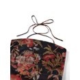 thumbnail image 4 of LMLYSoH Ladies Summer Sexy Midriff-baring Camisole, Floral Printing Stringy Selvedge Hem Hanging Neck Sleeveless Mesh Tops, 4 of 8