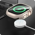 thumbnail image 3 of 2 Pack Case with Tempered Glass Screen Protector for Apple Watch SE(2023) Series 6/5/4/SE 40mm JZK Slim Guard Bumper Full Coverage Hard PC Protective Cover HD Ultra-Thin Cover for iWatch, 3 of 7
