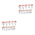 thumbnail image 4 of Maytalsory 14 Pcs Kit de Bobber de Pêche Mousse EPS Ovale Dérive Liège Bouées de Pêche Réutilisables Fournitures Extérieures Flotteur de Pêche Bobbers 2Ensemble, 4 of 6