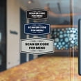 thumbnail image 2 of Signs ByLITA Fancy Scan QR Code For Menu Sign (Black /Gold) - Small, 2 of 8