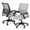 Light Gary, variant on MoNiBloom Set of 2 Office Chairs Mid Back Swivel Lumbar Support Desk Chairs, Height Adjustable Ergonomic Mesh Computer Chairs with Armrest, Black
