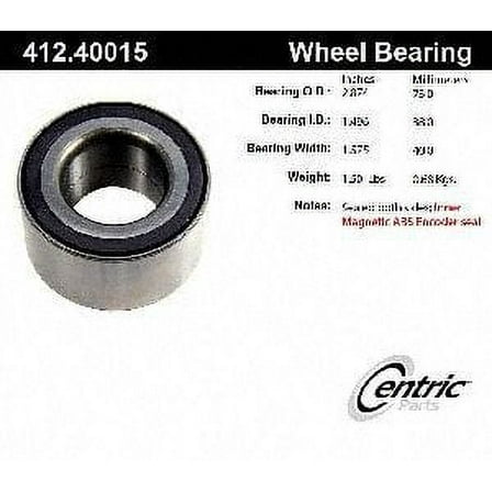 Centric 412.40015E Rear Wheel Bearing
