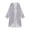 Gray, variant on Womens Long Flower Cardigan Casual Draped Open Front Chiffon Cascade Cardigan Duster Gray S
