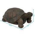 thumbnail image 6 of Sunnydaze 9" Tanya the Tortoise Poly-Concrete Outdoor Statue, 6 of 9