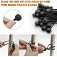 thumbnail image 5 of 50 Pack 6 Inch Bungee Cords，Bungee Balls, Bungee Cords with Balls,Elastic String Ties for Camping, Tents, Tarp, Canopy Shelter, Wall Pipe,Holding Wire and UV Resistant,Tarp tie Down, 5 of 5