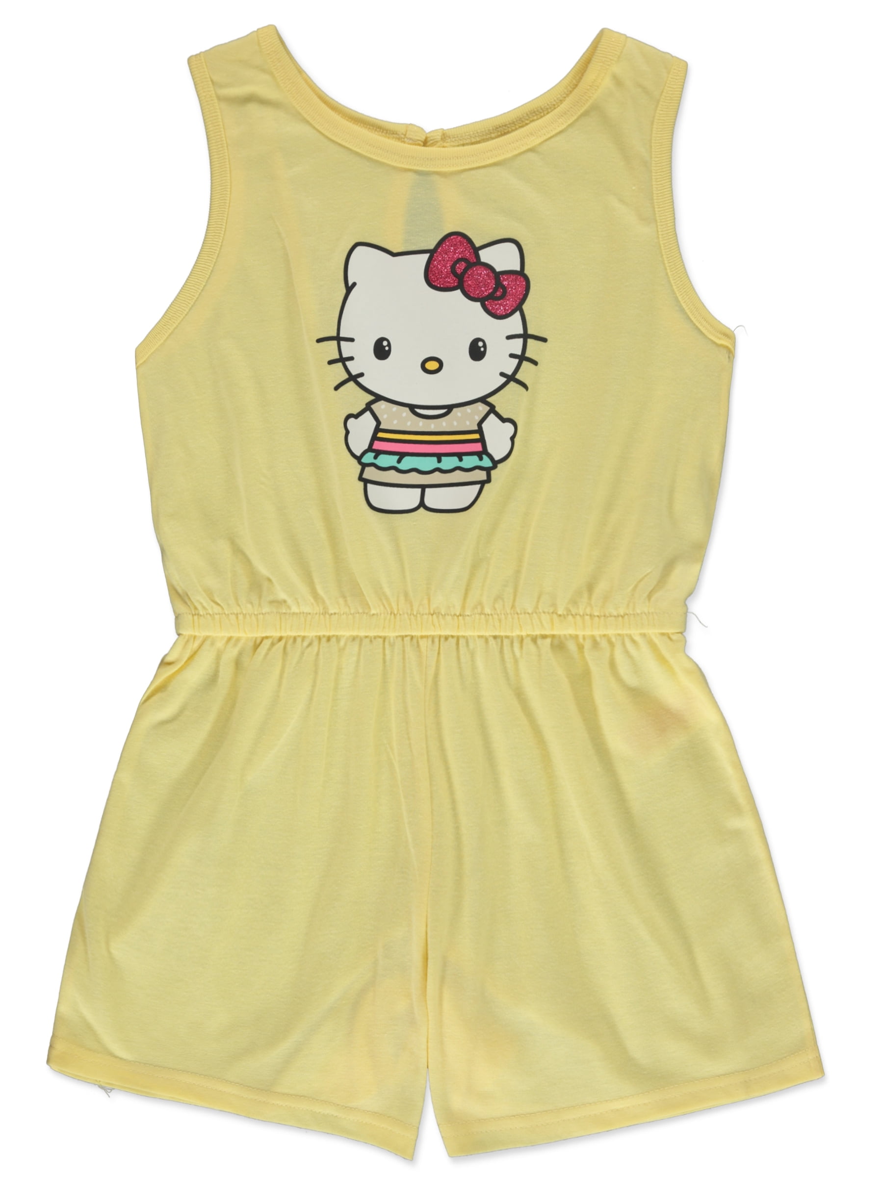 Hello Kitty Girls' 2-Pack Snack Rompers Color: multi Size: 8 - 10