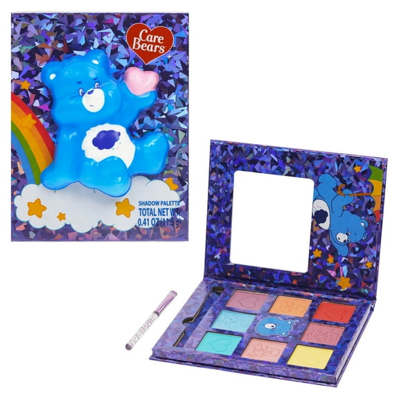 Care Bears 8-Well Eyeshadow Palette with Brush and Squishy Character