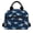 Cartoon Shark Pattern, variant on POLERO Washable Insulated Thermal Lunch Tote for Daily Use Picnic, Aluminum Film Material Large Capacity Lunch Bag, Shark with Thunder & Lava Art Print