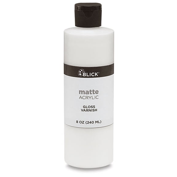 Blick Matte Acrylic Varnish - Gloss, 8 oz bottle
