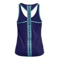 thumbnail image 5 of Under Armour Women's Standard Knockout Tank Top, (468) Sonar Blue/White/Glacier Blue, XX-Large, 5 of 6