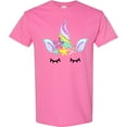 thumbnail image 3 of Inktastic Unicorn Face T-Shirt, 3 of 5