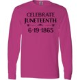 thumbnail image 3 of Inktastic Celebrate Juneteenth Long Sleeve T-Shirt, 3 of 5