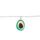 thumbnail image 2 of Colgante de arcilla de aguacate para el cuello, collar de cerámica suave de dibujos animados divertidos para mujer, collar de cadena para el cuello de moda, joyería para el cuello (collar nuclear), 2 of 4