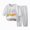 A29-Orange, variant on Girls and Boys Pajamas Sets 2 Piece Long Sleeve Sleepwear Cute Set for Fall Winter 6 12 24 Months 1T 2T 3T 4T 5T 6T Children Coffee,3-4 Years