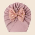 thumbnail image 2 of Baby Sun Hat UPF 50+ Sun Protective Toddler Bucket Hat Summer Kids Beach Hats Wide Brim Outdoor Play Hat for Boys Girls Baby Girls Turban Hats With Bow Caps Bonnets Headwraps For Toddlers, 2 of 3