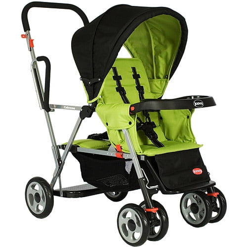 joovy double stroller green