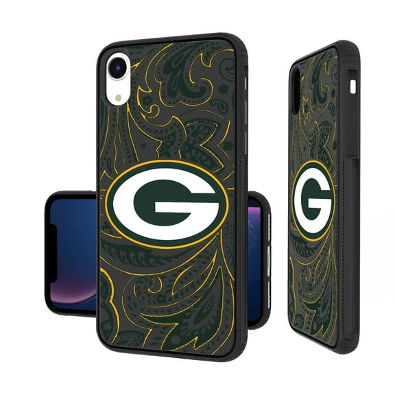 Green Bay Packers iPhone Paisley Design Bump Case