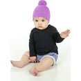 thumbnail image 3 of Chapeau Exclusif Bébé Tricot de Haricot Chaud d'Hiver avec Pompon, 3 of 5