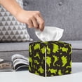 thumbnail image 6 of Kdxio Cute Dinosaurs (2) Print Tissue Box Cover,Square Decorative PU Leather Facial Paper Case Organizer Holder Dispenser for Bathroom,Night Stands,Desk,Car 5.2''X5.2''X5.2'', 6 of 8