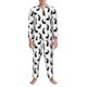 thumbnail image 3 of Fotbe Black Rabbit Pijama de Hombre con Estampado de Manga Larga, Conjunto de 2 Piezas, Ropa de Dormir Suave y Cómoda con Bolsillos-Small, 3 of 7