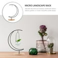 thumbnail image 4 of OULII Terrarium Hanging Bracket Iron Hanging Rack Black 1Set for Home Decor, 4 of 8