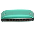 thumbnail image 4 of 7 Holes Harmonica FKey 27Tone Mouth Organ with Strap Wind Instrument for Beginner Green, 4 of 8