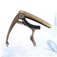 thumbnail image 3 of RENACLIPY Capo for Electric Guitar Clip-on Plastic Light Brown 1Set for Performance, 3 of 8