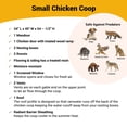 thumbnail image 4 of OverEZ Small Chicken Coop - Up to 5 Chickens, 4 of 6
