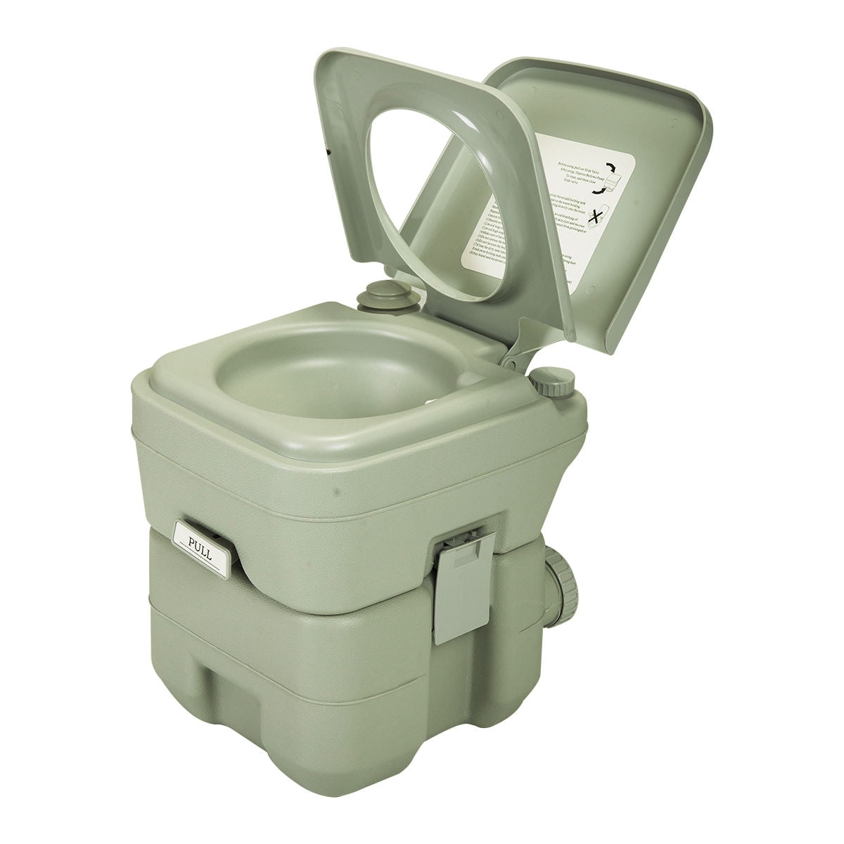 Jaxpety Portable Toilet 5 Gallon 20L Outdoor Camping Toilet Potty