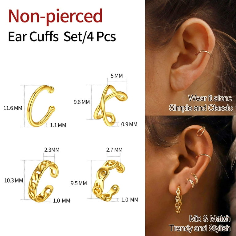 Clip cartilage earrings deals