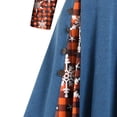 thumbnail image 4 of Qertyioot Robe à Imprimé de Noël pour Femmes, Robe Décontractée Vintage à Manches Longues pour l'Hiver, 4 of 4