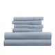 thumbnail image 3 of Juego de Sábanas Transpirables, Frescas y Resistentes a las Arrugas + 1 Funda de Almohada Adicional Azul Claro para Ropa de Cama Tamaño TwinXL de Comfort Canopy, 3 of 11