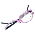 thumbnail image 3 of Gafas de maquillaje de una sola lente, gafas de maquillaje con aumento, gafas cosméticas de lectura para rascar, gafas de maquillaje abatibles, claridad notable, 3 of 5
