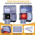 thumbnail image 2 of Bolso de boliche GOBUROS para una bola con ruedas y asa, 2 of 7