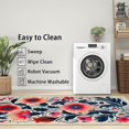 thumbnail image 3 of 2x3 Rug, Wildflower Door Mat, Floral Botanical Rug, Girls Flower Spring Rugs for Entryway, Washable & Non Slip & Soft Low Pile Small Carpet, Indoor Doormat, Wildflower Home Decor & Gifts, 3 of 7