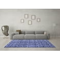thumbnail image 3 of Ahgly Company Indoor Rectangle Abstract Blue Modern Area Rugs, 4' x 6', 3 of 4