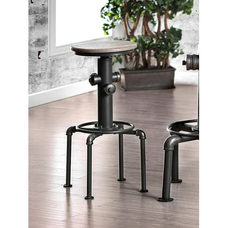 - Furniture Of America Foskey Fire Hydrant Style Round Swivel Bar Stool Set Of 2