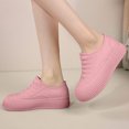 thumbnail image 5 of Women's Hidden Wedge Waterproof Rain Boots Non Slip Fashion Casual Rubber Shoes, 5 of 8